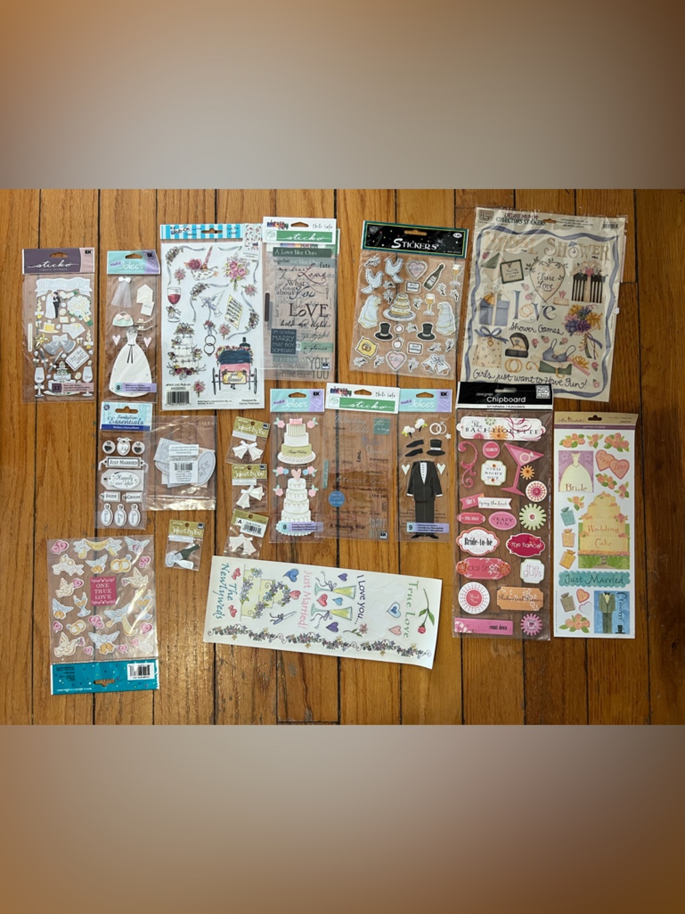 Assorted Wedding & Celebration Sticker Pack